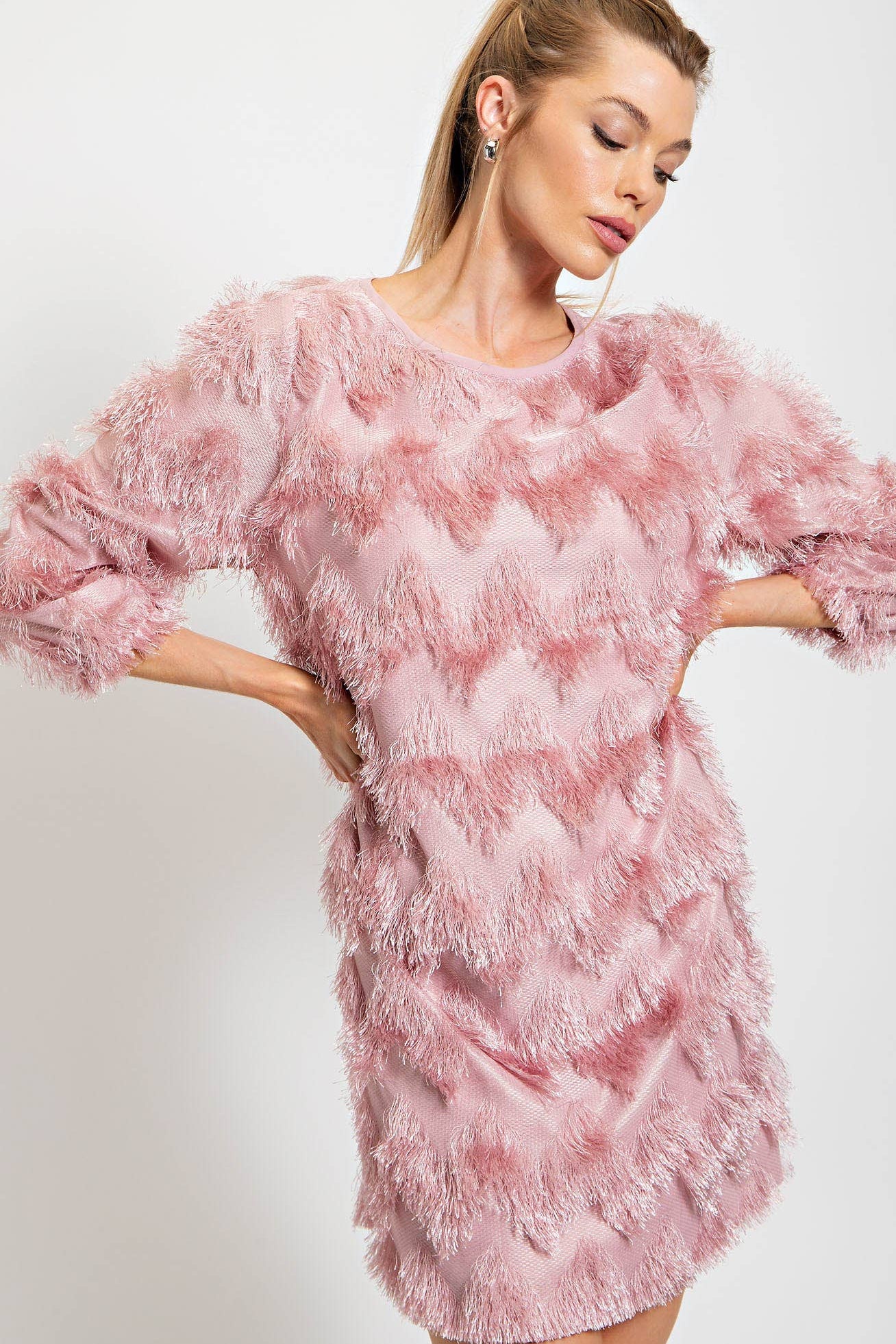 Cosmo Fringe Dress