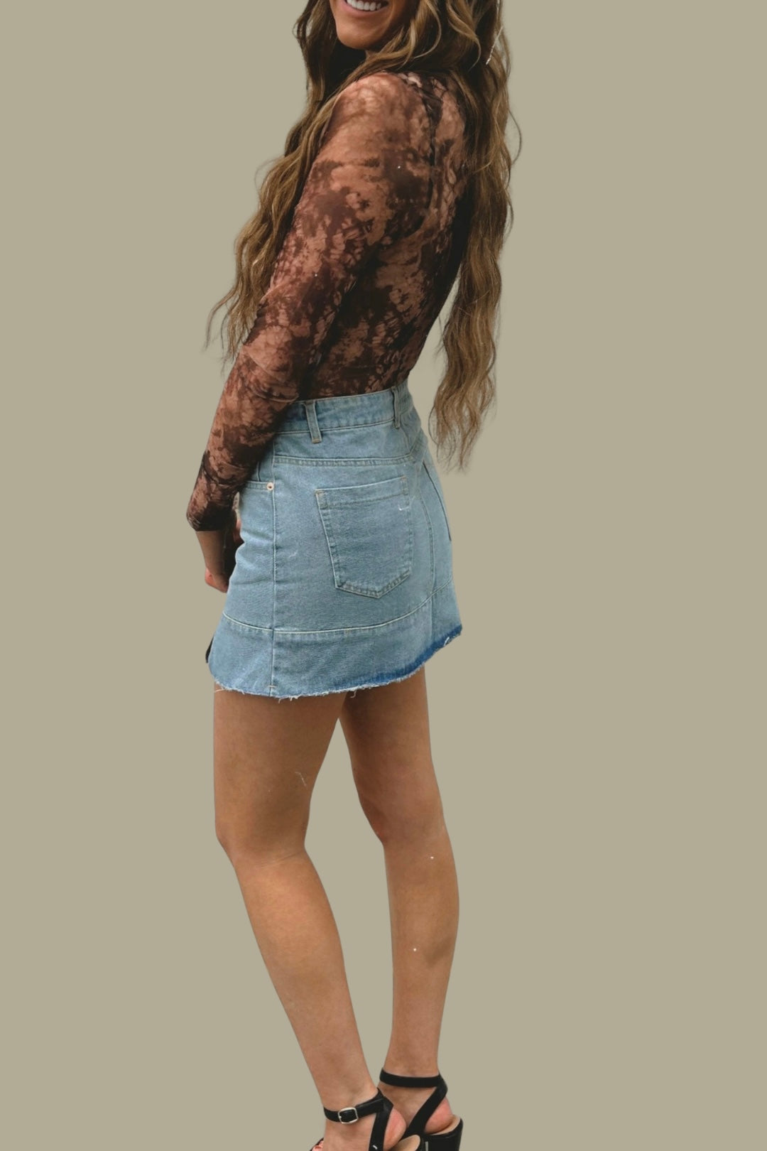 Misfit Denim Skirt