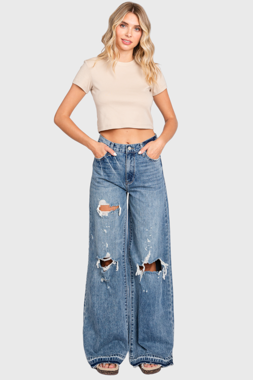 Rocky Wide Leg Petra153 Jeans