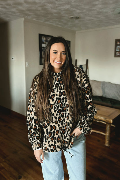 Leopard Oversized Pullover