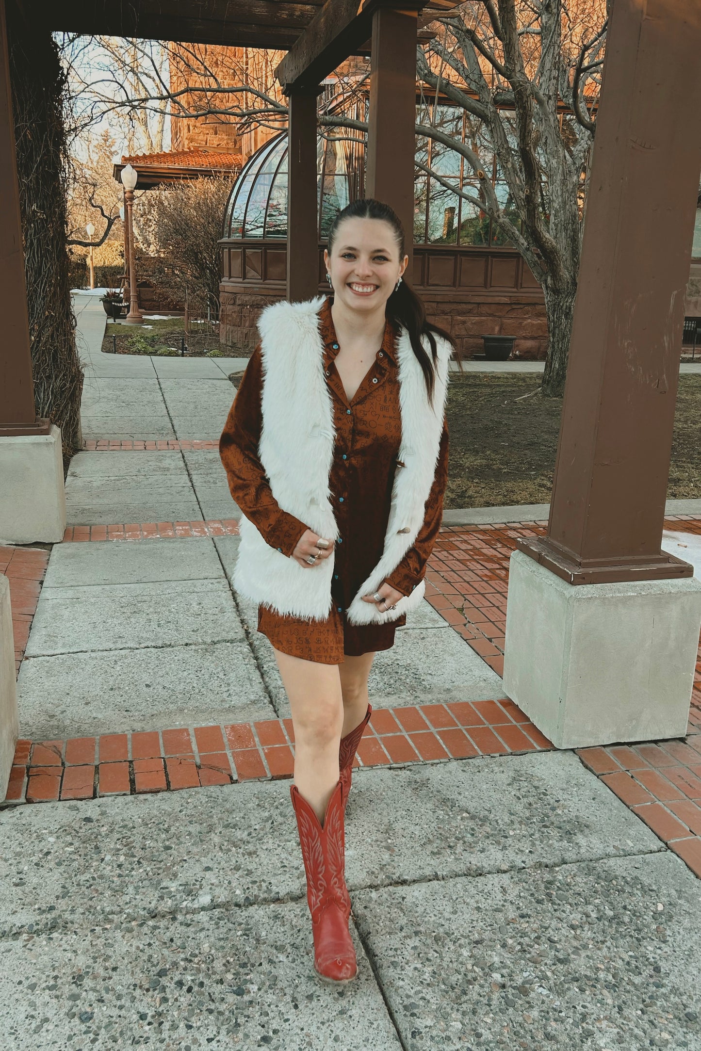 Ava Faux Fur Vest