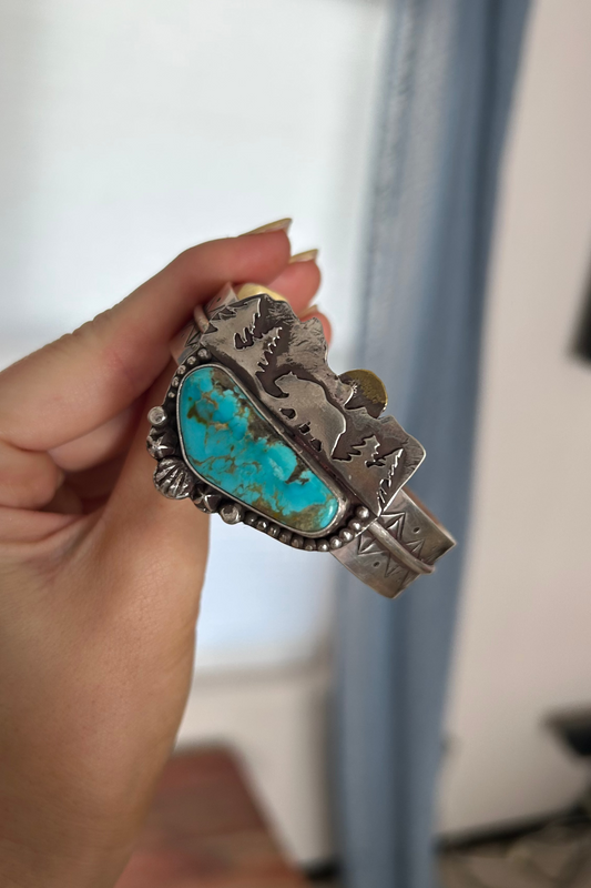 Cuff Raffle ~ Sterling Silver & Royston Turquoise